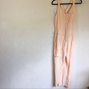 Young Fabulous & Broke Trixie Jumpsuit Light Peach